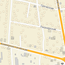 Карта апшеронска с улицами и номерами домов