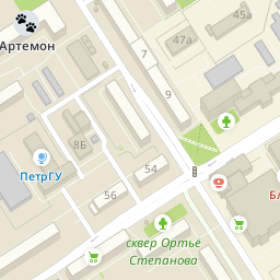 Карта петрозаводска лесной проспект 7