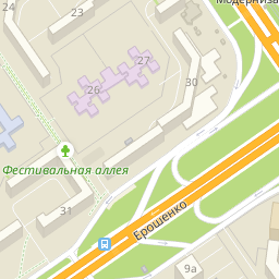 Микрорайон олимпийский старый оскол карта