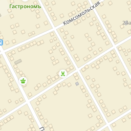 Карта славянска на кубани с улицами и номерами домов