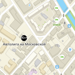 Карта казани с улицами баумана