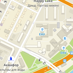 Байконурская 11 карта