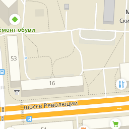 Карта шоссе революции